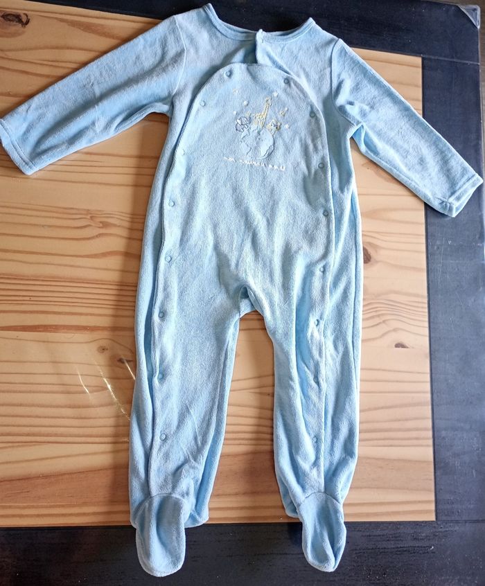 Pyjama velours bébé