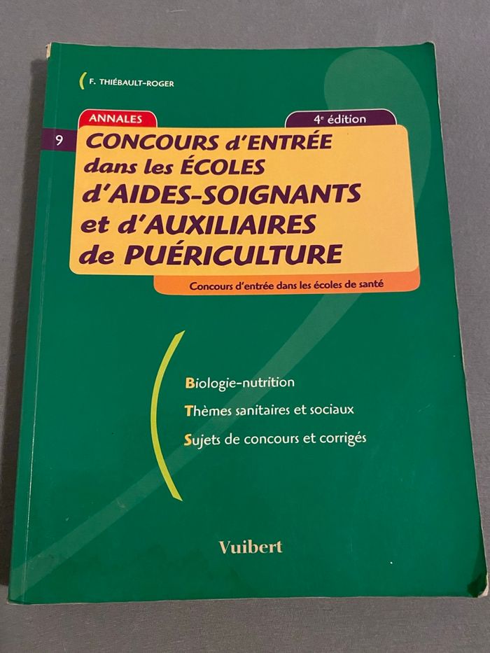 Concours aides soignants et auxiliaire de puériculture