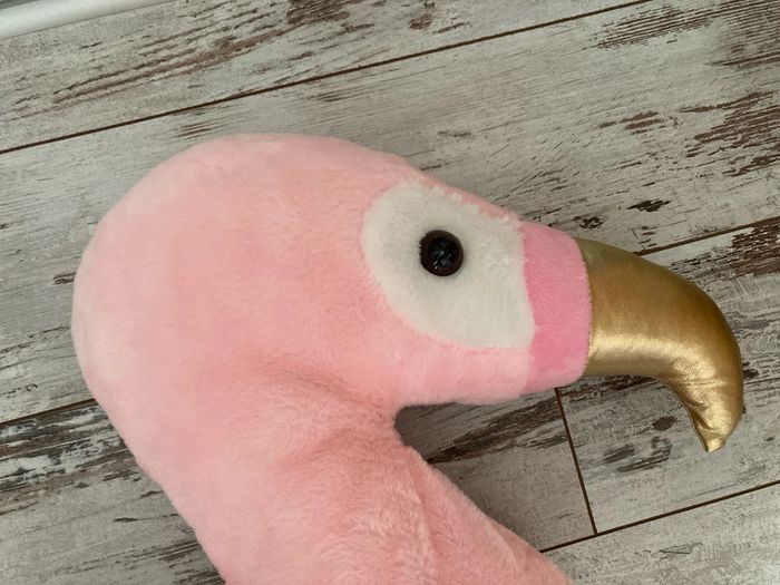 Grande peluche Flamand rose - photo numéro 4