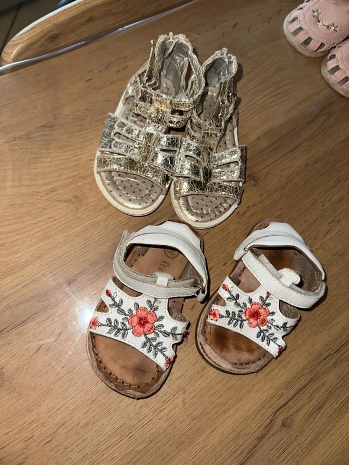 Lot sandales 20 fille