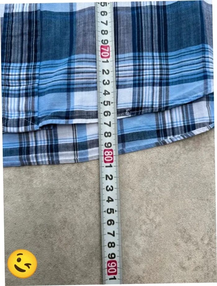 Chemise Ralph Lauren manches courte Taille XL bleu Homme Men CHE127 - photo numéro 5