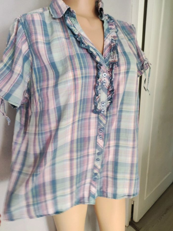 Chemise manches courtes sosoire coton - photo numéro 2