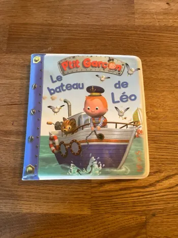 Livre pour le bain P’tit garçon Le bateau de Léo