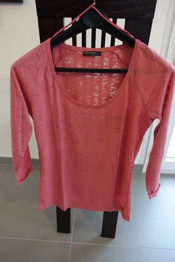 Tee-shirt Bonobo Rose pailleté