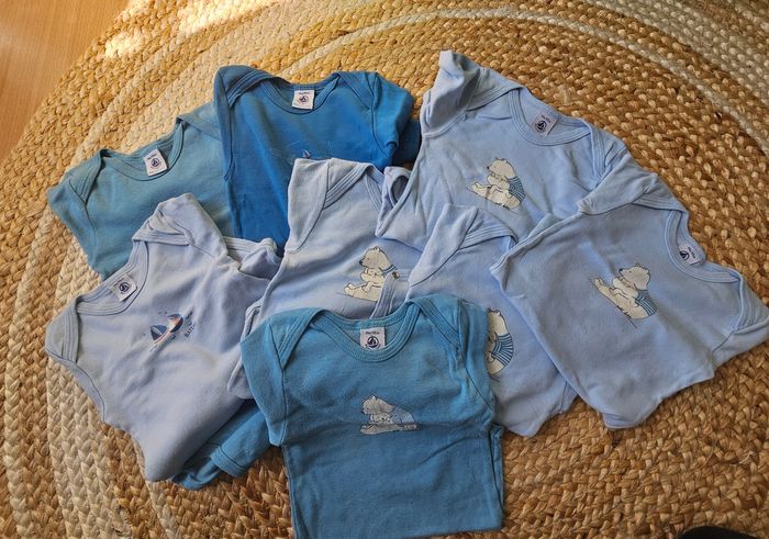 Lot bodies petit bateau manches longues