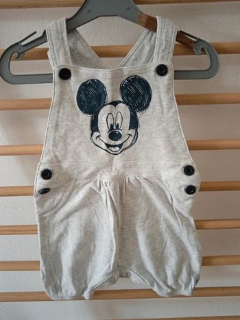 Salopette short disney baby mickey