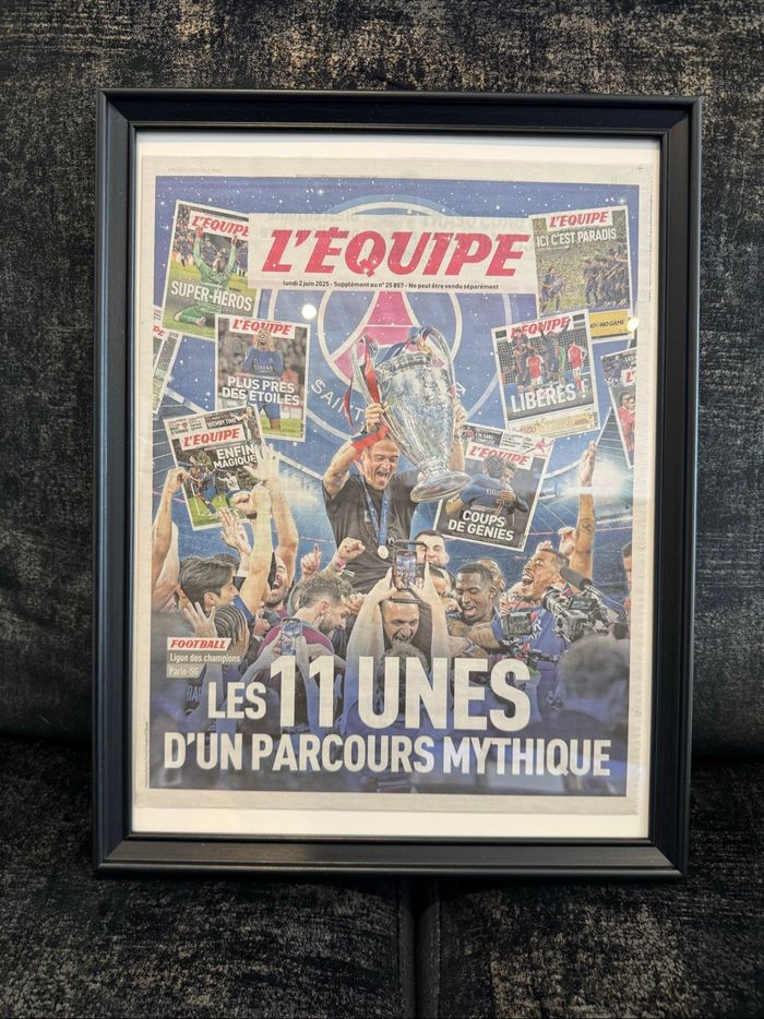 Journal l’equipe PSG champions league 2025 - photo numéro 2