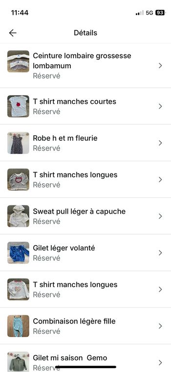 Lot  réservé