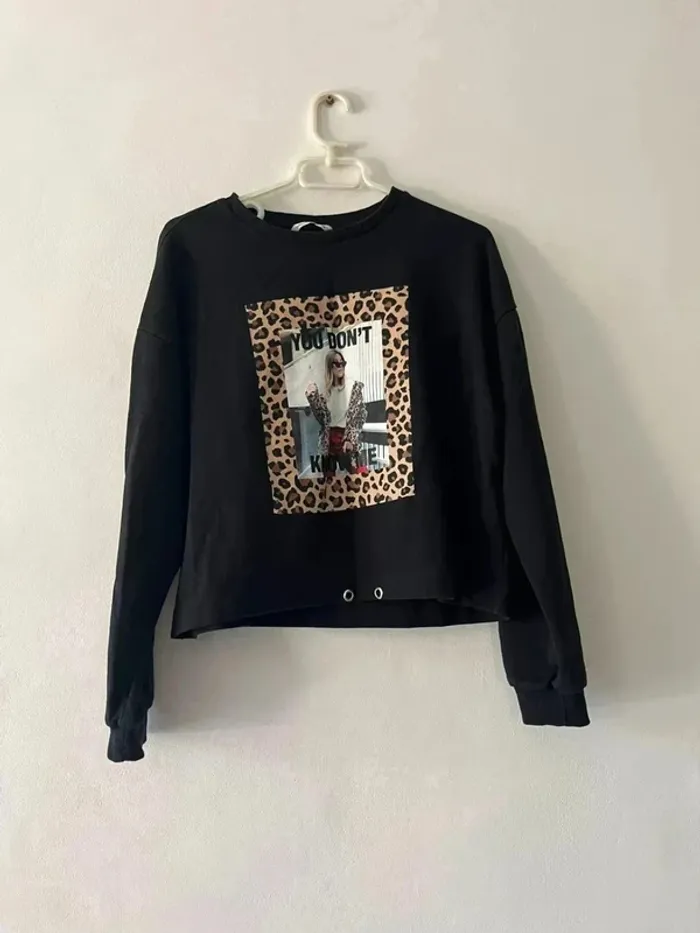 Sweat noir - Taille M - photo numéro 2