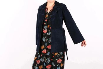 "Adorable blazer vintage 70's en daim (#240499)