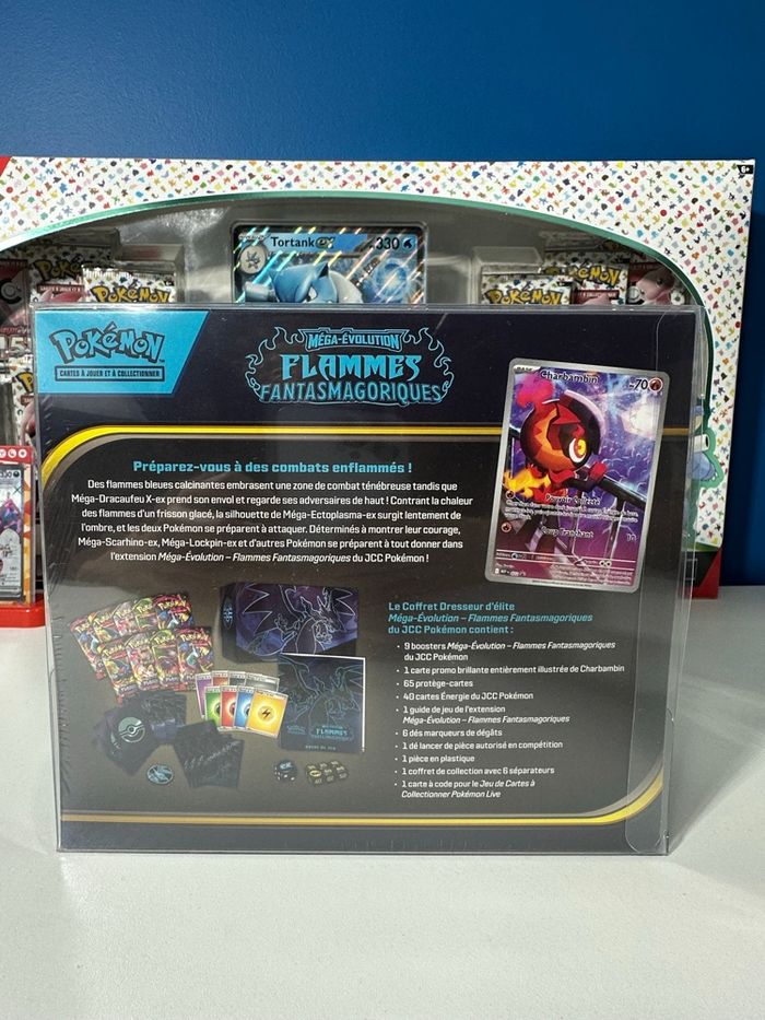 ETB ME02 Flammes Fantasmagoriques - Méga-Dracaufeu X - Scellé - photo numéro 2