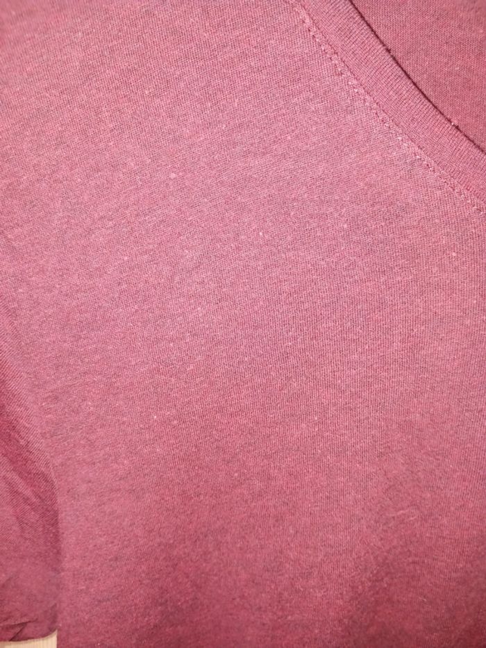 T-shirt mc Homme bordeaux taille M - photo numéro 4