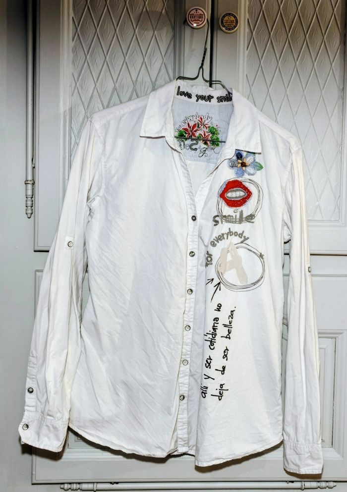 Chemise 🌸 Desigual 🐦 très belle qualité 🌿 taille M 🌸