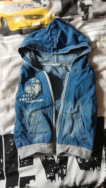 Veste en jean sans manches