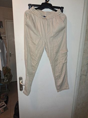 Pantalon beige 34 kiabi eco conception