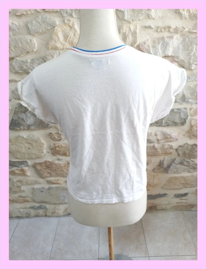 T-shirt Kiabi avec col tricolore XS-14 ans (152-158 cm) - photo numéro 2