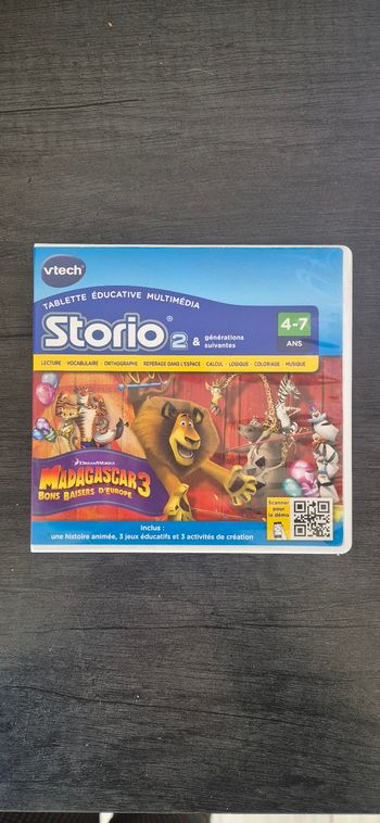 Jeu éducatif Storio 2 – Madagascar 3  – 4 à 7 ans