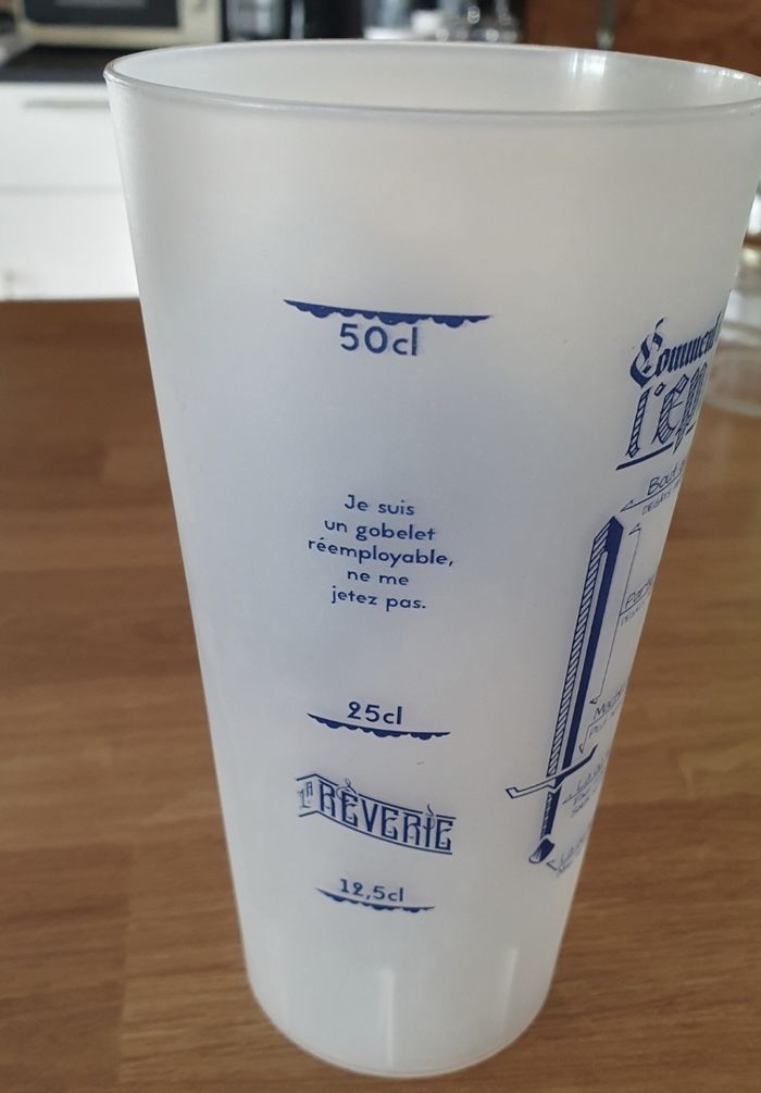 Écocup grande taille 50cL Roi de l'oiseau - comment utiliser une épée - photo numéro 1
