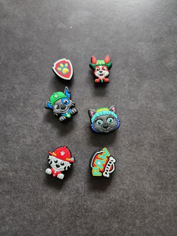 Breloques crocs pat patrouille