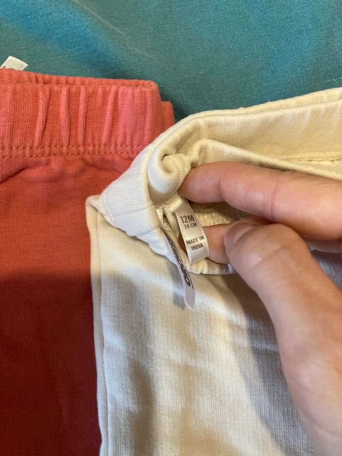 Lot de 6 leggings molletonnes bébé - photo numéro 2
