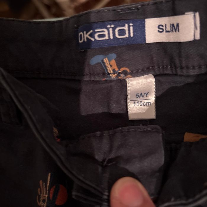Vends lot de deux shorts de marque okaidi 5 ans très bon état - photo numéro 5