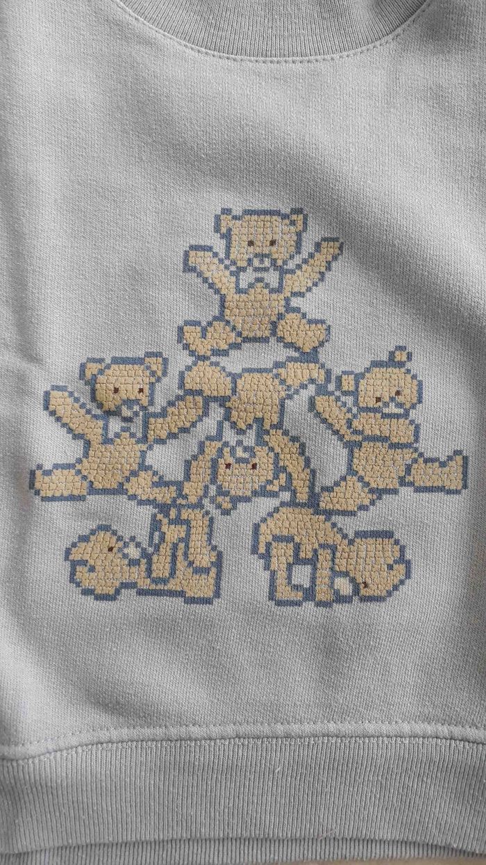 Sweat bleu ciel - photo numéro 3