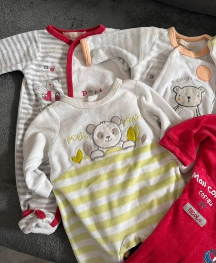 Lot de 5 pyjamas velours - photo numéro 3