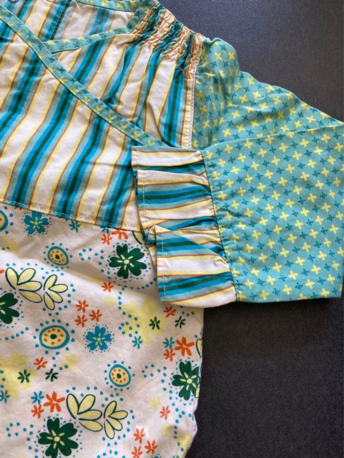 Lot ensemble tunique vêtement bébé fille 12 mois - photo numéro 4