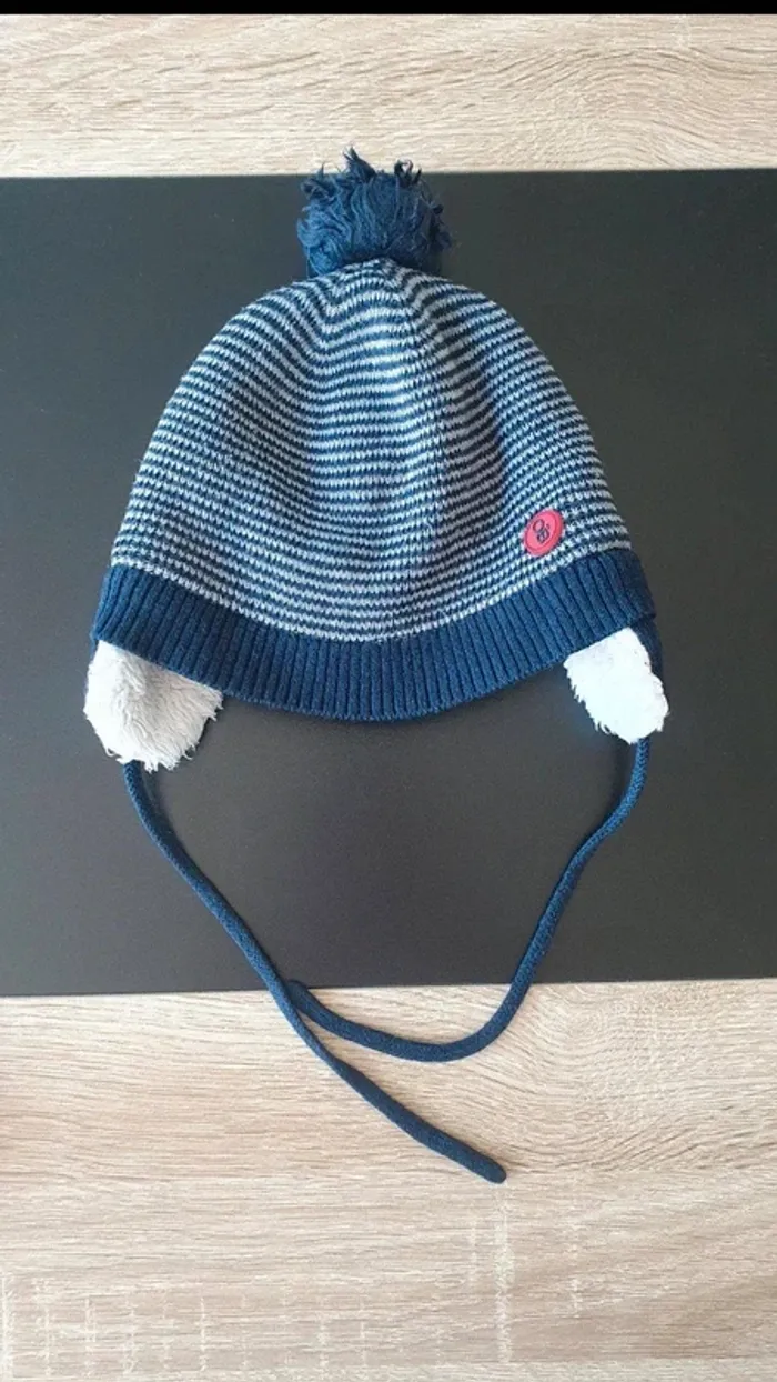 Ensemble bonnet et écharpe 6-12 mois - photo numéro 2