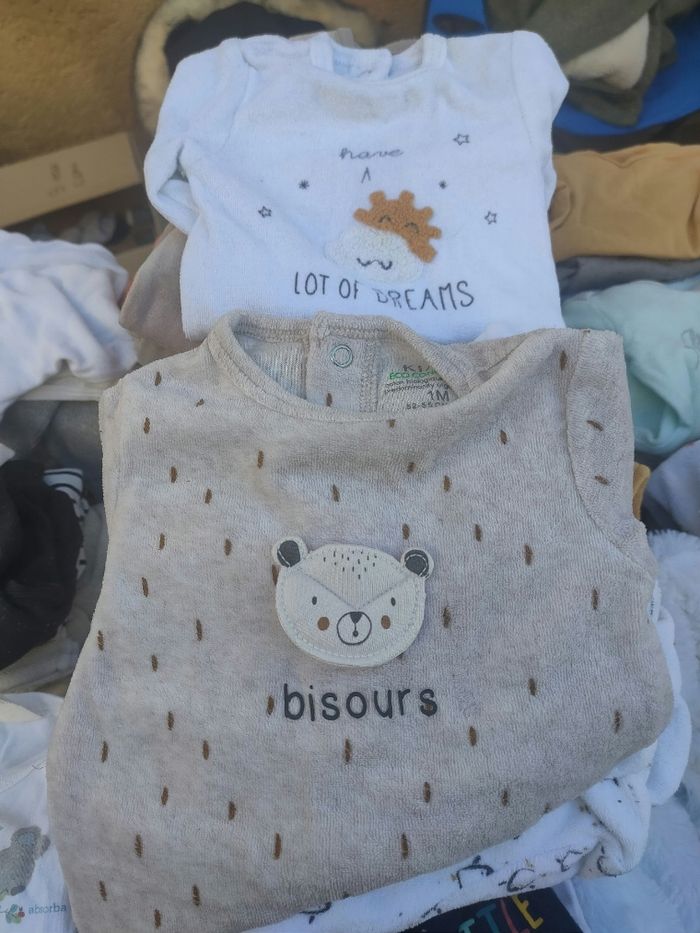 Lots pyjamas 1 mois hiver