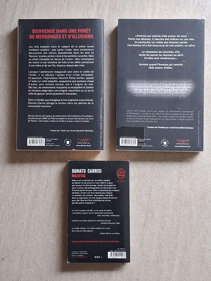 Donato Carrisi - 3 romans - photo numéro 2