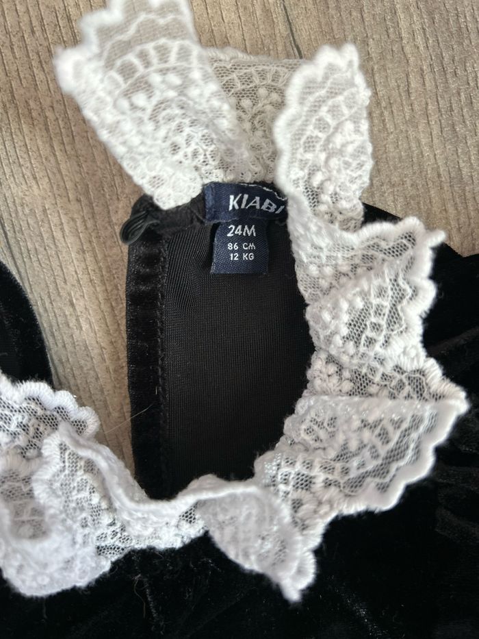 Robe noire en velours Kiabi - photo numéro 2