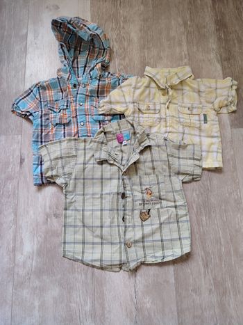Lot chemise 18 mois