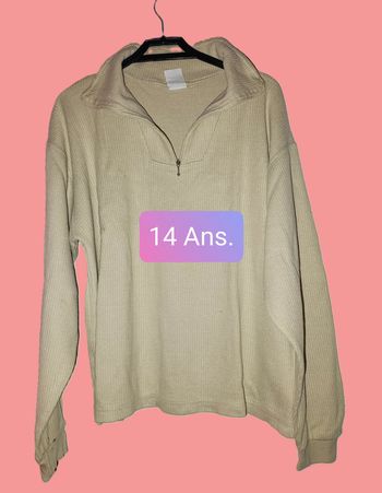 🍁Joli sweat beige. 14 Ans 🍁