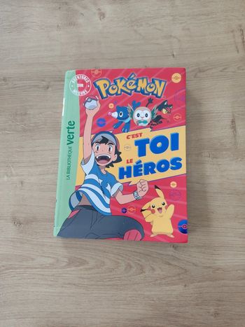 livre pokemon c est toi le héros