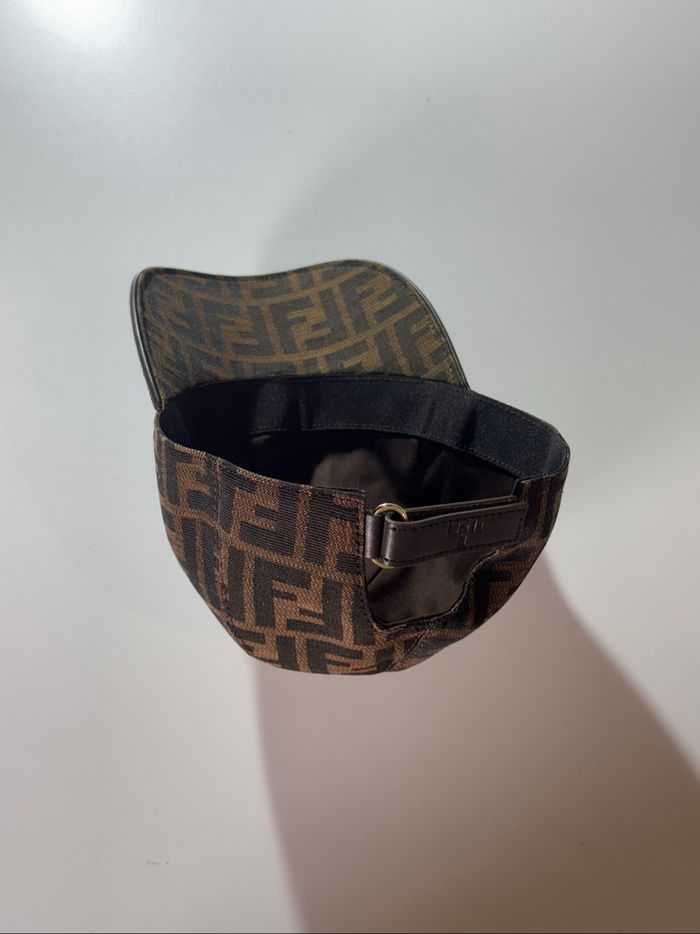 casquette fendi marron et noir - photo numéro 4