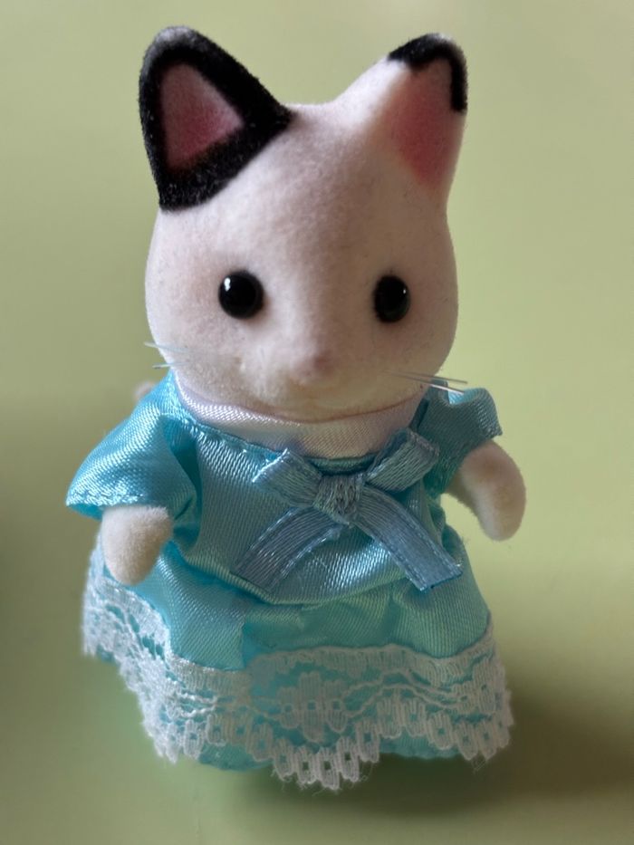 Sylvanian - Famille Chat Bicolore - photo numéro 3