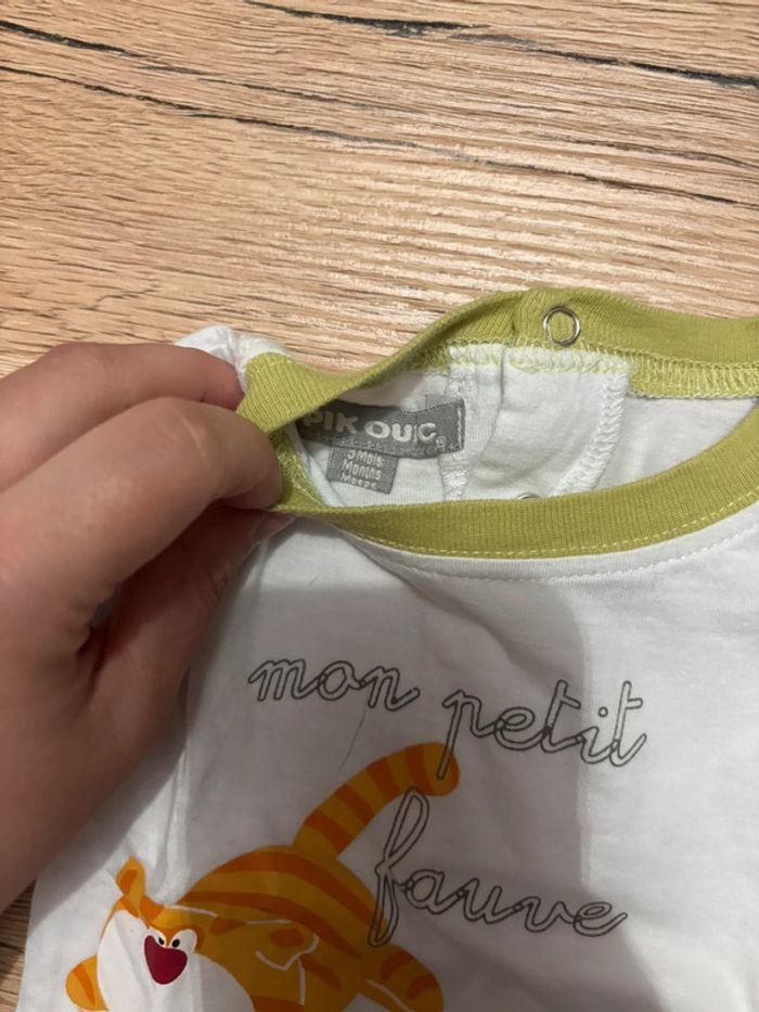 Lot 4 T-shirts et 2 polos manches courtes 3 mois - photo numéro 20