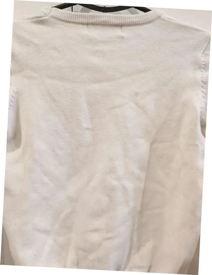 Pull blanc fleurs brodées fille Peacolate Taille 7 ans – Doux & tendance 🌸🤍 - photo numéro 4