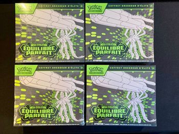 4 etb pokémon me 3 - Equilibre Parfait