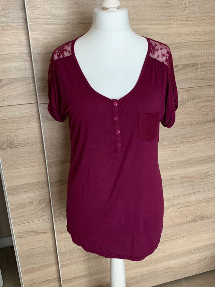 Teeshirt premaman L violet