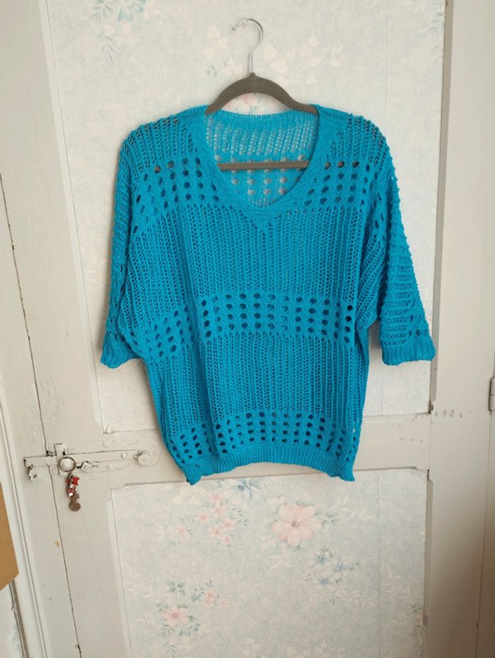 Haut ajouré en maille taille 46 48