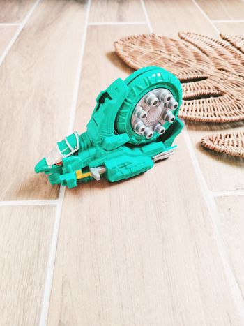 🙅 Power rangers dino charge gros zord dinosaure Ammonite vert marque bandai