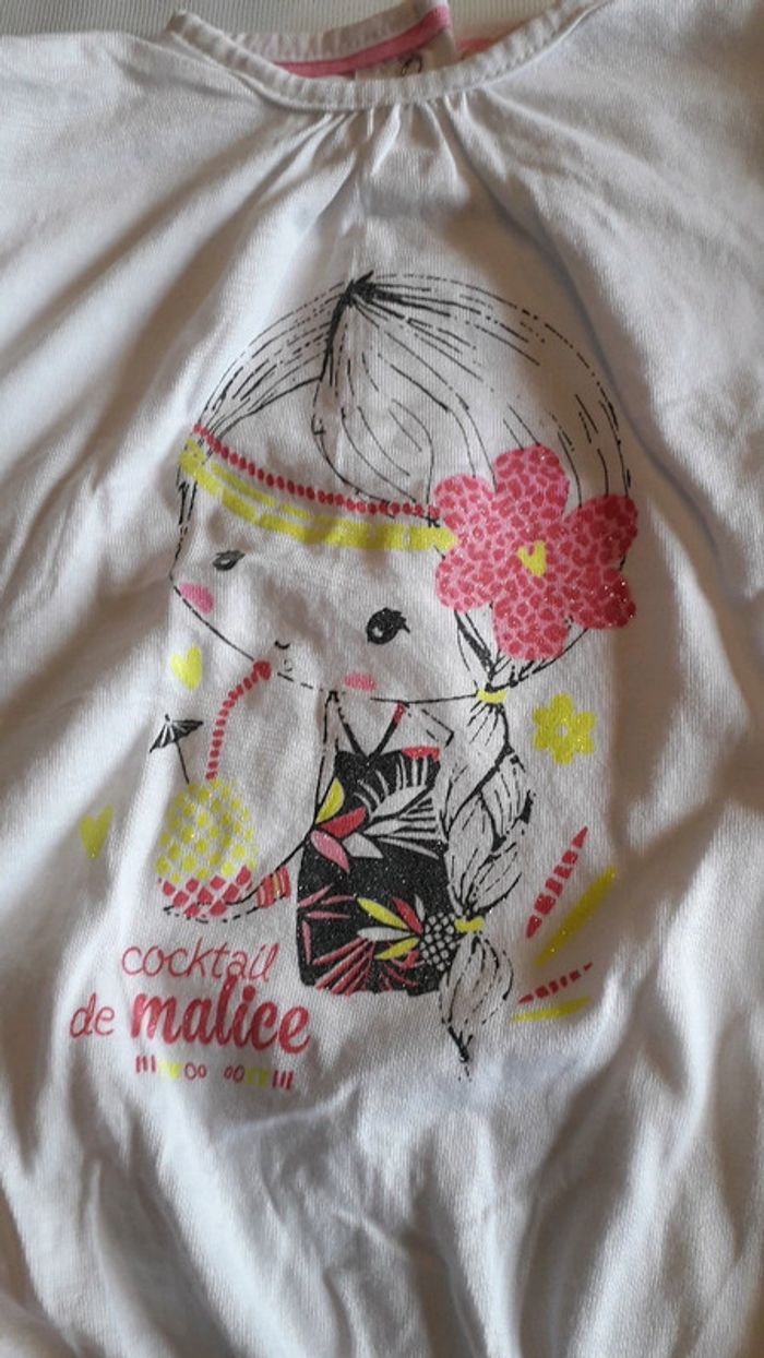 Lot de 4 tee shirts / débardeurs T 3 ans - photo numéro 5