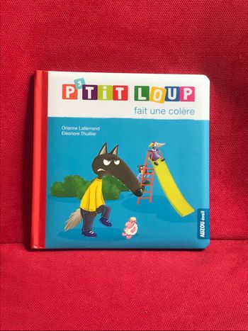 Livre p’tit loup fait une colère