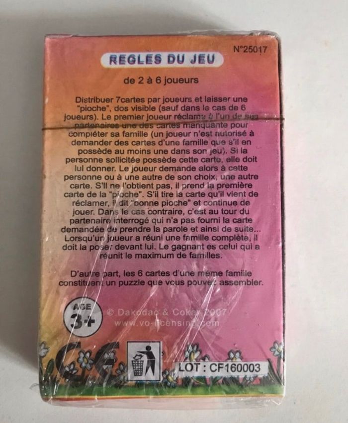 Jeu 7 familles Cokar et Dakodac - photo numéro 2