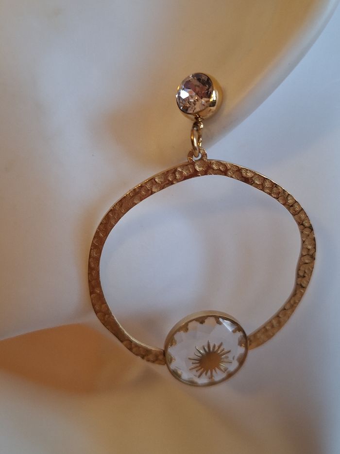 Boucles d'oreille dorees Bohm Paris - photo numéro 9