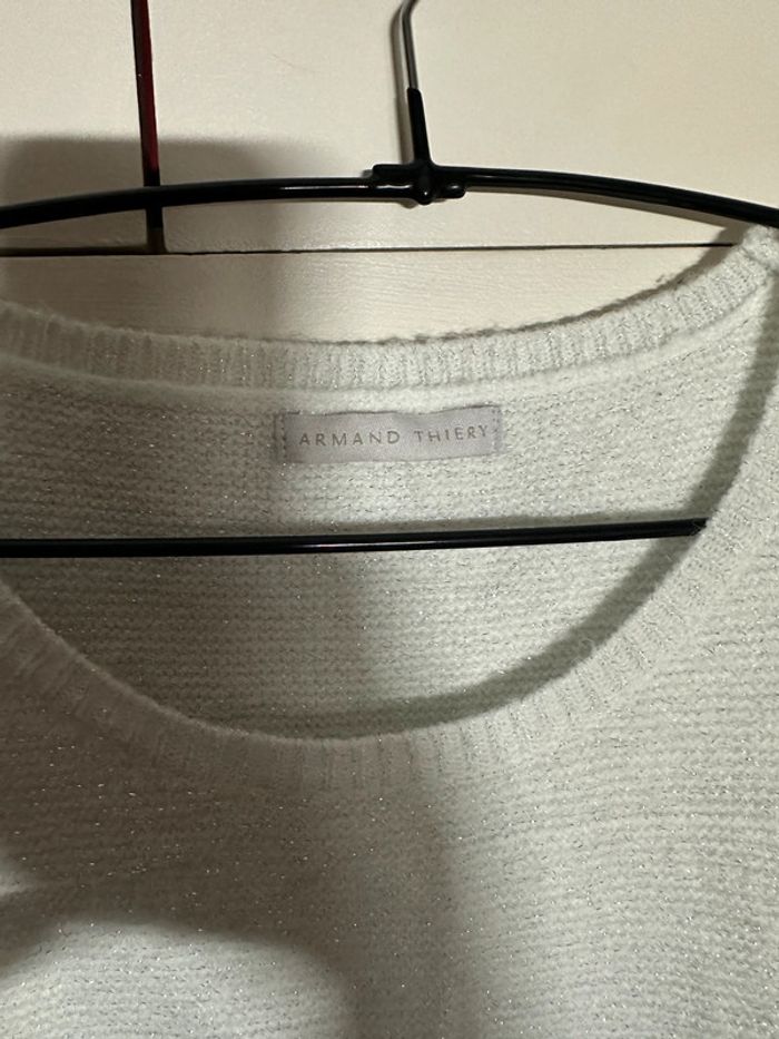 Armand Thierry pull dégradé blanc et bleu - photo numéro 2