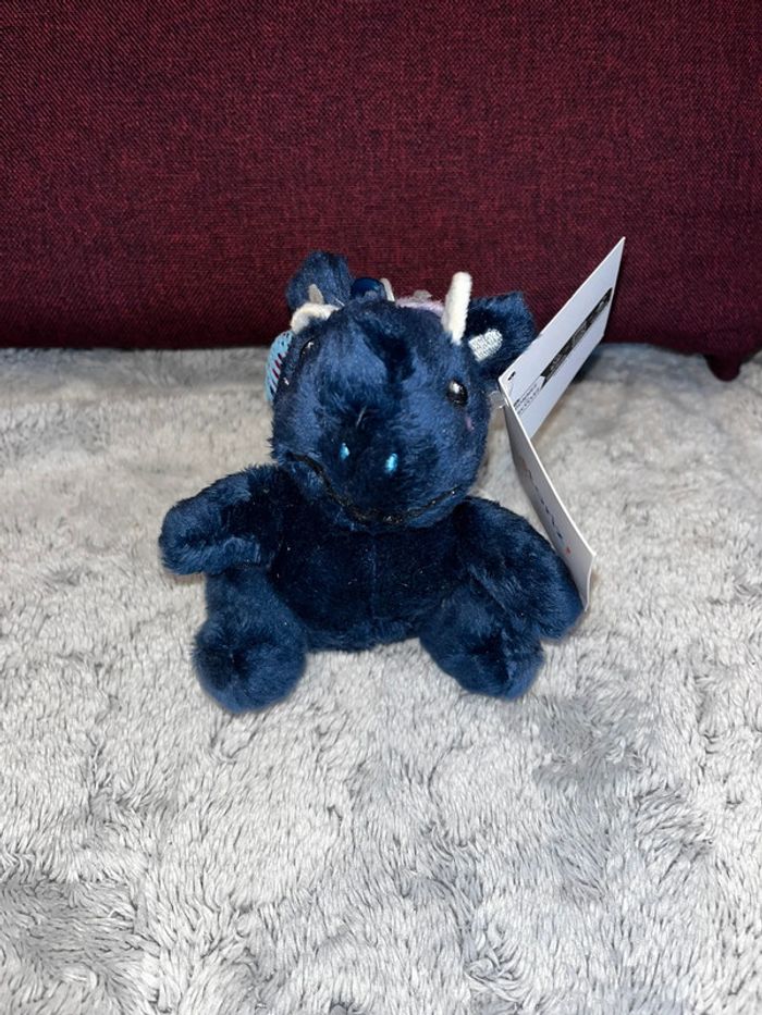 Peluche dragon neuve à paillettes - photo numéro 2