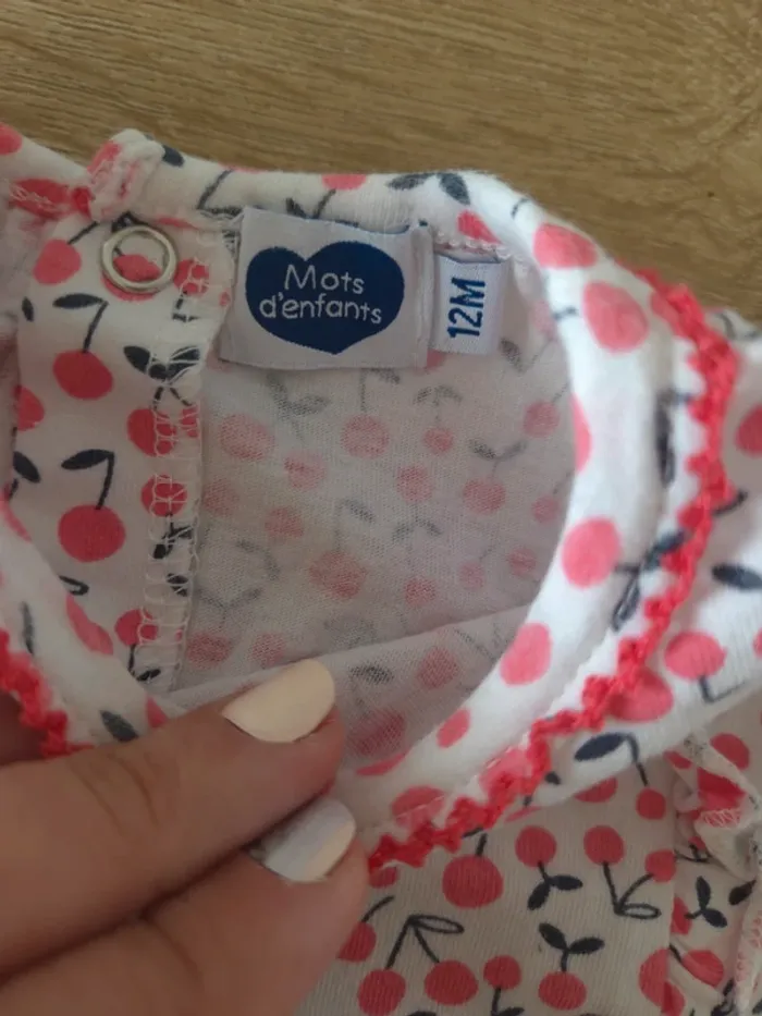 Ensemble bébé fille fleuri 12 mois - photo numéro 2